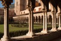 Der Kreuzgang des Klosters Monreale bei Palermo Sizilien.