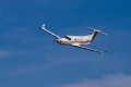 Ein Pilatus PC-12 des südafrikanischen Roten Kreuzes auf dem Flug nach Kimberley.