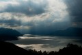 Der Lago Maggiore von Vignone aus gesehen: bewölkt, aber nicht bedeckt...