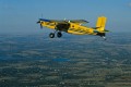 A Pilatus PC-6 takes parachutists up from Wonderboom Airfield north of Pretoria (South Africa) from an elevation of 4 000 to an altitude of 14 000 feet.