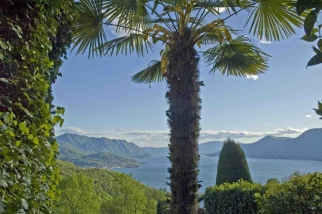 Blick von Vignone auf den Lago Maggiore.